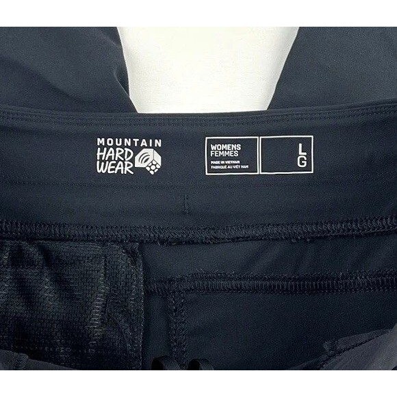 Mountain Hardwear Pants Womens L Black Dynama Ankle Pants 2095541 Hiking - Picture 8 of 9